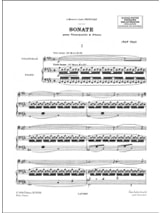 Sonate - Jean Cras - Partition - Violoncelle